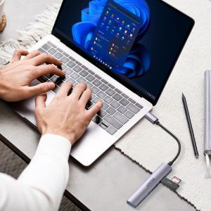 Unitek USB3.0/2.0 HUB 4 port - USB-C input - H1208B