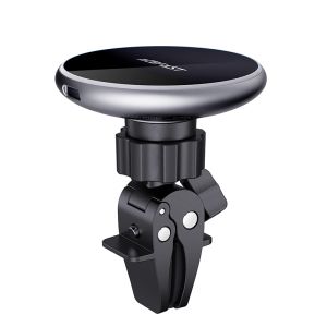 Acefast Стойка за телефон за кола Car phone holder - for Air vent, Wireless Magnetic Wireless Charging - D3 - Silver