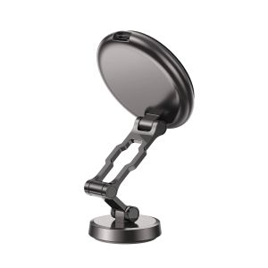 Acefast Зареждаща стойка за телефон за кола Car phone holder - MAG-Charging 15W, Metal, Magnetic Ring, 360 deg, Foldable  - D30 - Black