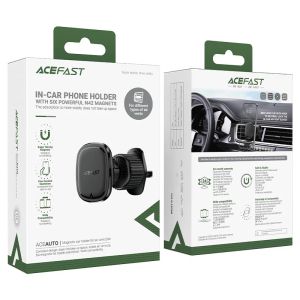 Acefast Стойка за телефон за кола Car phone holder - for outlet, Magnetic - D34 - Black