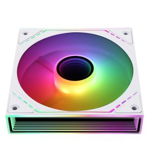Ventilator Thermalright 120 mm - TL-M12W-S - Iluminare aRGB cu oglindă infinit, alb