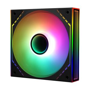 Ventilator Thermalright 120 mm - TL-M12-S - Iluminare aRGB cu oglindă infinită, negru