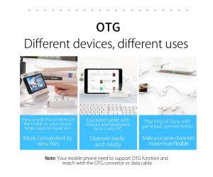Orico хъб USB2.0 HUB 4 port - USB/Micro USB input, Black - W5P-U2-030-BK-EP