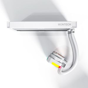 Răcire cu apă Montech Hyper Flow ARGB 240, răcitor lichid CPU, alb