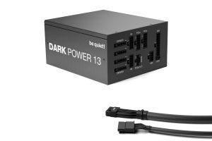 liniște! DARK POWER 13 750W, 80 PLUS Eficiență Titan (până la 95,8%), ATX 3.0, ventilator fără cadru Silent Wings, CM