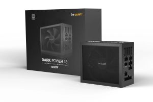 liniște! DARK POWER 13 1000W, 80 PLUS Eficiență Titan (până la 95,2%), ATX 3.0, ventilator fără cadru Silent Wings, CM, 10 ani garanție