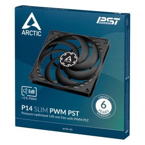 Arctic Fan 140x140x16mm - P14 SLIM PWM PST - 150-1800rpm