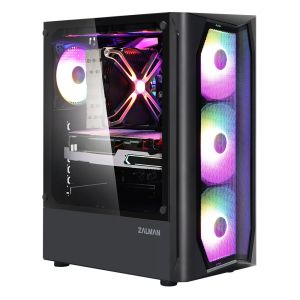 Zalman Case ATX - N4 - RGB, Tempered Glass