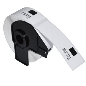 Makki uyumlu etiketler Brother DK-11201 - Rulo Standart Adres Etiketleri, 29mmx90mm, rulo başına 400 etiket, Beyaz Üzerine Siyah - MK-DK-11201