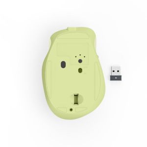 Hama “WM-500” Wireless Mouse, Ergonom., 6 Buttons, W/O Click Noise, Battery, green