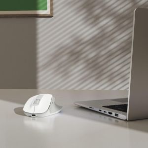 HAMA Безжична оптична мишка WM-500 Recharge, бяла, 6 бут.,800/1200/1600 dpi, безшумна