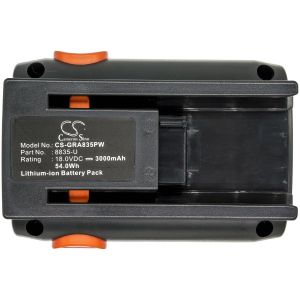 Батерия  акумулаторен тример за трева GARDENA 48-Li, AccuCut Li 400, ErgoCut 48-Li 8878, 8835 18V 3000mAh Cameron Sino