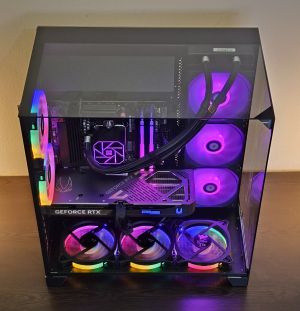 Ryzen 7-9800X3D/ RTX 5070TI 12GB/ RAM 64GB/ SSD 2TB/ B850/ Водно Охлаждане/ Геймърски компютър Dark Reaper DR0040