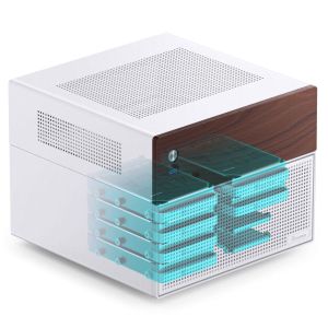 Case Jonsbo N4 NAS, m-ATX, White