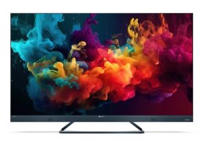 Television Sharp 50FQ5EG, 50" QLED GOOGLE TV, 4K Ultra HD 144Hz Quantum Dot 3840x2160 Aluminum Slim Frameless, AQUOS AI, DVB-T/T2/C/S/S2, 500 NIT, Active Motion 1400, HARMAN/KARDON, HDR10, Dolby Atmos, Dolby Vision, DTS:X, Google Assistant, HDMI eARC, Mi