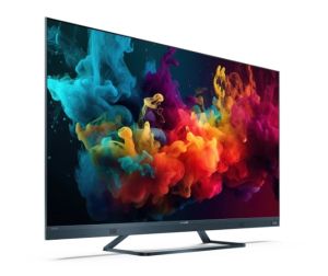 Television Sharp 50FQ5EG, 50" QLED GOOGLE TV, 4K Ultra HD 144Hz Quantum Dot 3840x2160 Aluminum Slim Frameless, AQUOS AI, DVB-T/T2/C/S/S2, 500 NIT, Active Motion 1400, HARMAN/KARDON, HDR10, Dolby Atmos, Dolby Vision, DTS:X, Google Assistant, HDMI eARC, Mi