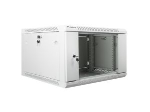 Communication cabinet Lanberg rack cabinet 19" wall-mount 6U / 600x600 for self-assembly (flat pack), gray