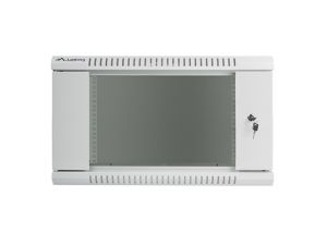 Communication cabinet Lanberg rack cabinet 19" wall-mount 6U / 600x600 for self-assembly (flat pack), gray
