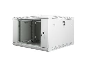 Communication cabinet Lanberg rack cabinet 19" wall-mount 6U / 600x600 for self-assembly (flat pack), gray