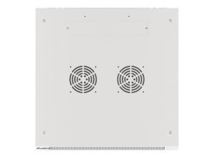 Communication cabinet Lanberg rack cabinet 19" wall-mount 6U/600x600 for self-assembly with metal door gray (flat pack)