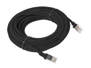 Cable Lanberg patch cord CAT.6 10m, black