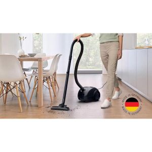 Vacuum cleaner Bosch BGBS2LB1, Vacuum cleaner with bag 3.5 l, Series 2, 600W, 80 dB(A), black