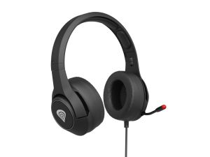 Headphones Genesis Headset Argon 600 With Microphone Adapter Black