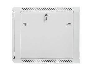 Communication cabinet Lanberg rack cabinet 19" wall-mount 9U / 600x600 for self-assembly (flat pack), gray