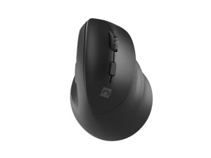 Mouse Natec Vertical Mouse Crake 2 BLUETOOTH 5.2 + 2.4GHZ BLACK 2400dpi, Right handed, black
