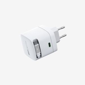 Charger HikVision GaN Fast Charger 2C 67W, USB-C retractable cable & USB C Port, Universal Compatibility (phones, tablets, laptops, switch and other devices), Portable