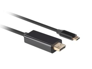 Cable Lanberg USB-C (M) -> display port (M) cable 1.8m 4K 60Hz, black