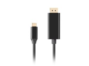 Cable Lanberg USB-C (M) -> display port (M) cable 1.8m 4K 60Hz, black