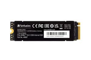 Hard drive Verbatim Vi7000G Internal PCIe NVMe M.2 SSD 1TB