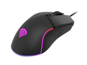 Mouse Genesis Gaming Mouse Krypton 220 RGB 6400 DPI With Software Black