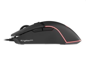 Mouse Genesis Gaming Mouse Krypton 220 RGB 6400 DPI With Software Black
