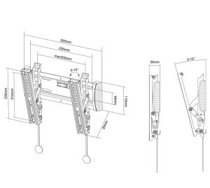 Stand Neomounts Flat Screen Wall Mount (tilt)