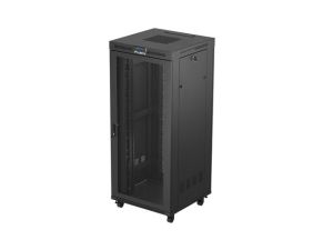 Communication cabinet Lanberg rack cabinet 19" free-standing 37U/600X800 (FLAT PACK) with mesh door LCD black