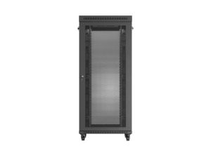 Communication cabinet Lanberg rack cabinet 19" free-standing 37U/600X800 (FLAT PACK) with mesh door LCD black