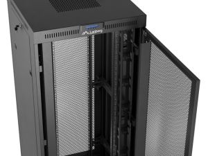 Communication cabinet Lanberg rack cabinet 19" free-standing 37U/600X800 (FLAT PACK) with mesh door LCD black