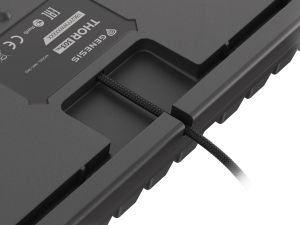 Keyboard Genesis Mechanical Gaming Keyboard Thor 303 TKL RGB Backlight Red Switch US Layout Black