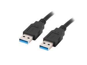 Cable Lanberg USB-A (M) -> USB-A (M) 3.0 cable 0.5m, black