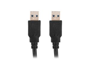 Cable Lanberg USB-A (M) -> USB-A (M) 3.0 cable 0.5m, black