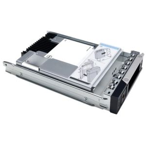 Твърд диск Dell 480GB SSD SATA 6Gbps Read Intensive 512e 2.5in with 3.5in HYB carrier, 1DWPD, CK - Compatible with R360, R660, R660XS, R760, R760XS and 14,15,16 Gen Hot Plug 3.5 servers