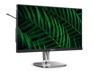 Монитор Philips 24B2G5200, 23.8" IPS WLED, 1920x1080@100Hz, 4ms GtG, 300cd m/2, 1000:1, 50M:1 DCR, Adaptive Sync, FlickerFree, Blue Light tech., 3Wx2, Tilt, Height Adjust, Pivot, Swivel, D-SUB, HDMI, DP, USB hub