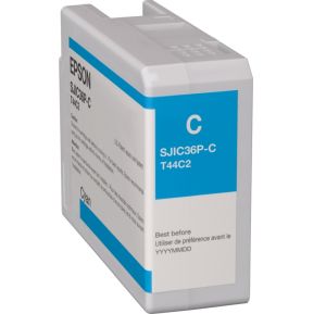 Consumable Epson SJIC36P(C): Ink cartridge for ColorWorks C6500/C6000 (Cyan)