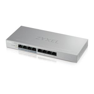 Switch ZyXEL GS1200-8HPv2, 8 Port Gigabit PoE+ webmanaged Switch, 4x PoE, 60 Watt