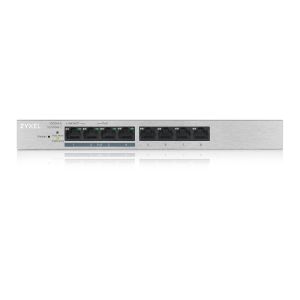 Switch ZyXEL GS1200-8HPv2, 8 Port Gigabit PoE+ webmanaged Switch, 4x PoE, 60 Watt