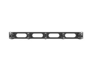 Accessory Lanberg 19" cable management AK-1205-B panel 5 rings - type b 1U, black