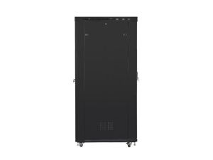 Communication cabinet Lanberg rack cabinet 19" free-standing 42U/800x1200 (flat pack) with mesh door lcd black v2
