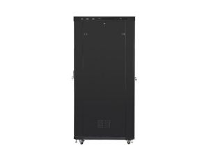 Communication cabinet Lanberg rack cabinet 19" free-standing 42U/800x1200 (flat pack) with mesh door lcd black v2
